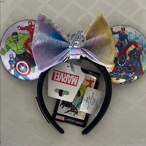 Marvel Avengers Heroic Headband with Multicolor Bow